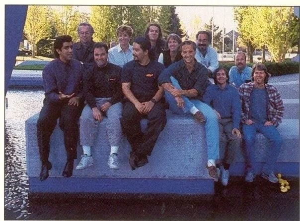 The production team of John Madden Football 94 on 3DO