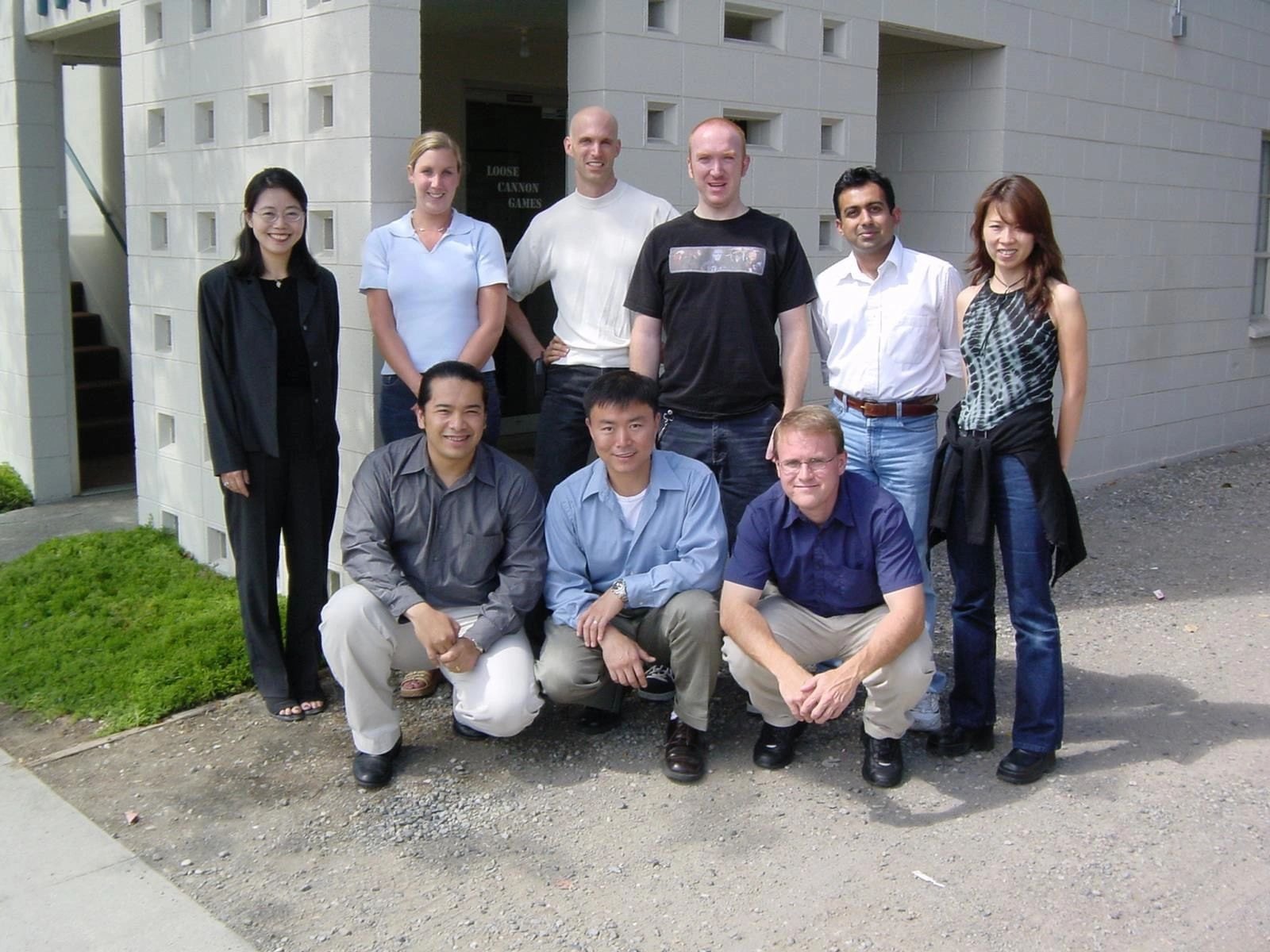 The original team of Zona, Inc., 2001. The company was later acquired by Shanda.